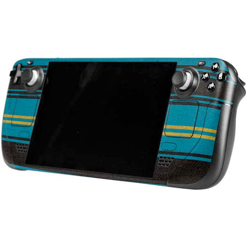 NFL Jacksonville Jaguars Trailblazer Steam Deck Handheld Gaming Computer Skin